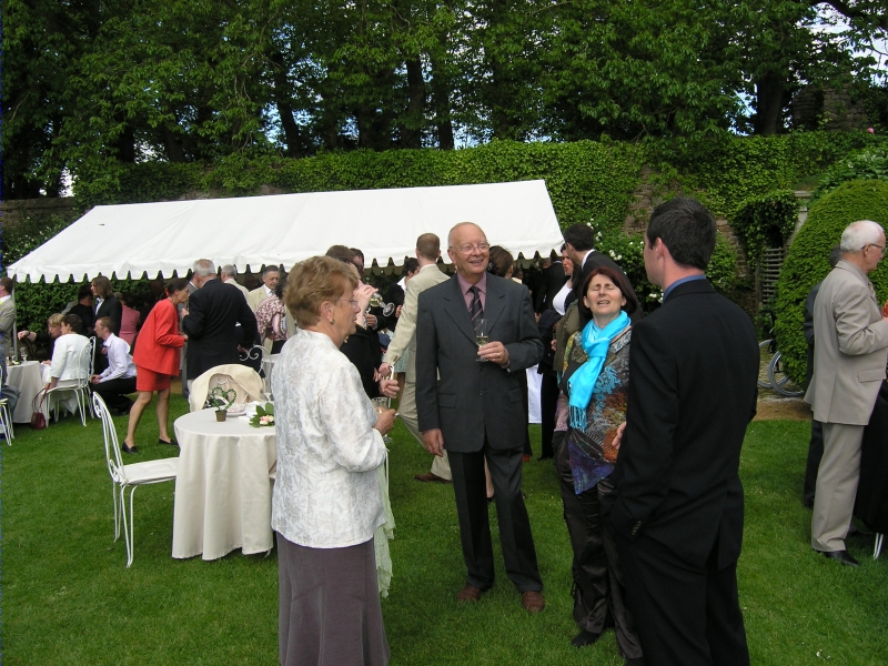 Guests during the cocktail