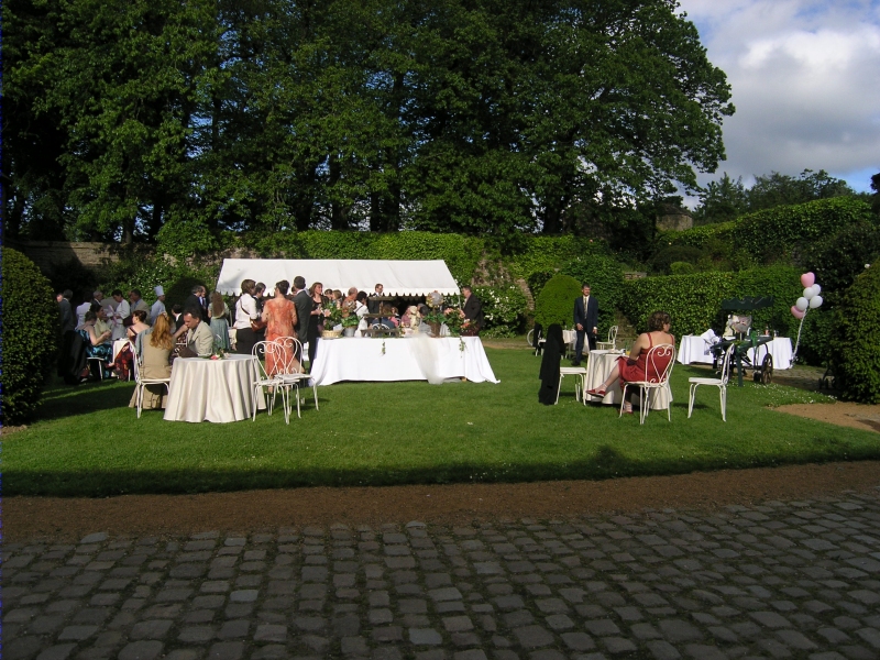 Guests during the cocktail