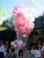 Release of balloons