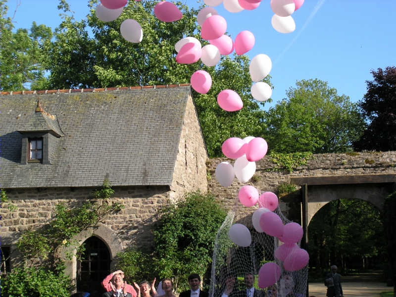 Release of balloons